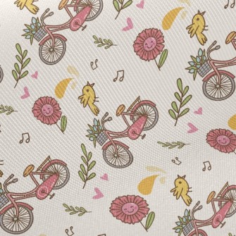 Singing Bird Bike Twill