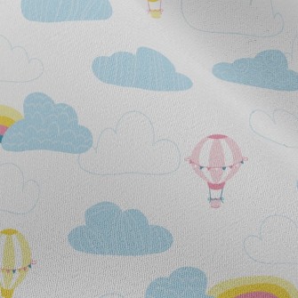 Rainbow Hot Air Balloon Chiffon