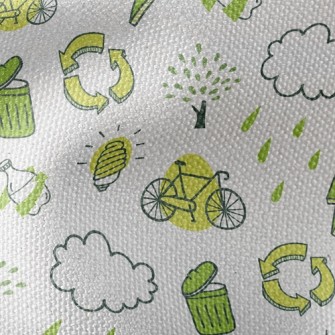 Environmental Graffiti Bicycle Waterproof Canvas