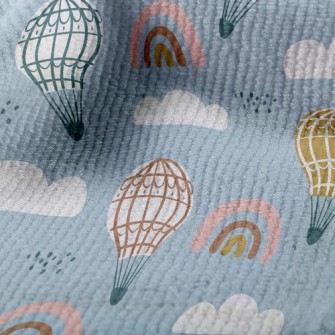 Rainbow Hot Air Balloon Terry