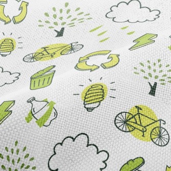 Environmental Graffiti Bicycle Performance Linen