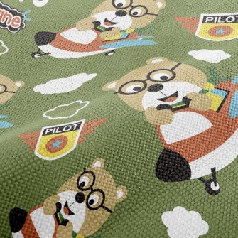 Bear Plane Performance Linen