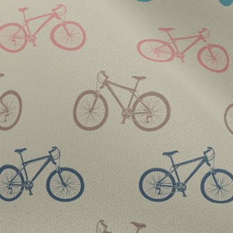 Retro Color Bike Chiffon