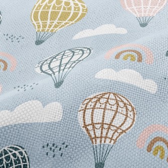 Rainbow Hot Air Balloon Performance Linen