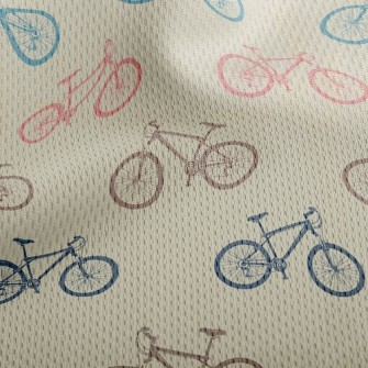 Retro Color Bike Athletic Mesh Flat Back