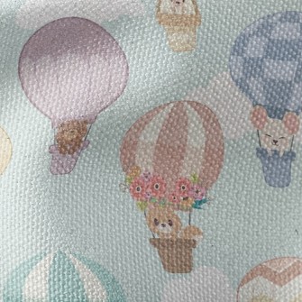 Cute Animal Hot Air Balloon Waterproof Canvas