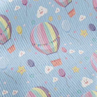 Happy Hot Air Balloon Standard Corduroy
