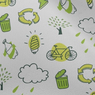 Environmental Graffiti Bicycle Chiffon