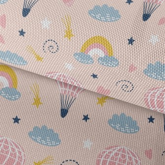Cute Hot Air Balloon Waterproof Oxford