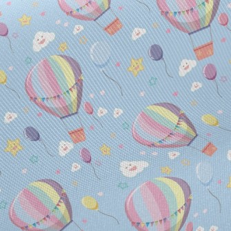 Happy Hot Air Balloon Twill