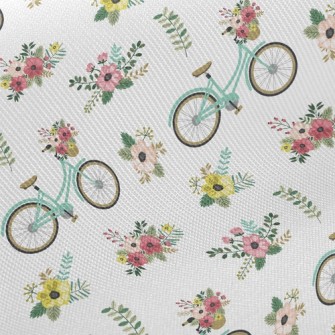 Flower Bike Twill