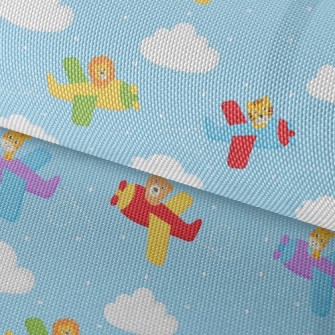 Cute Animal Plane Waterproof Oxford
