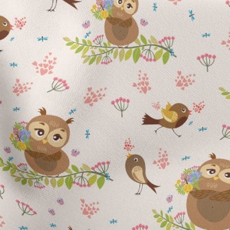 Singing Bird And Owl Stretch Ponte