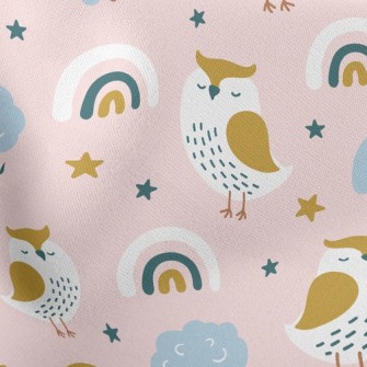 Rainbow Owl Stretch Ponte