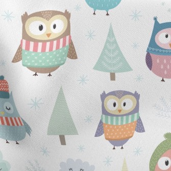 Cute Owl Stretch Ponte