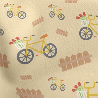 Yellow Bicycle Stretch Ponte