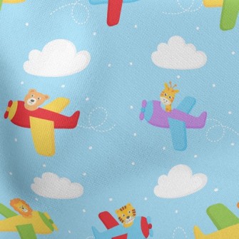 Cute Animal Plane Stretch Ponte