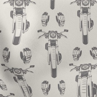 Retro Motorcycle Stretch Ponte
