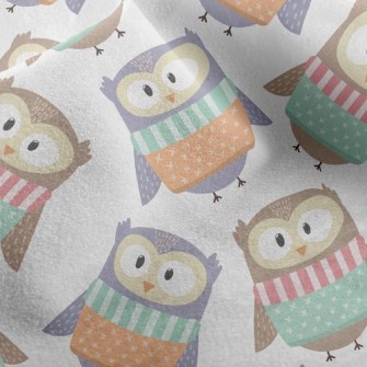 Owl In Clothes Micro Fleece
