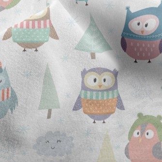 Cute Owl Micro Fleece