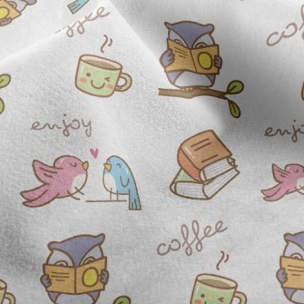 Coffee Bird Micro Fleece