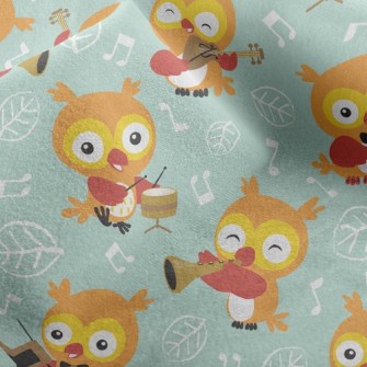 Musical Owl Micro Fleece