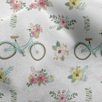 Flower Bike Micro Fleece
