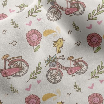 Singing Bird Bike Micro Fleece