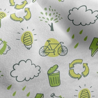 Environmental Graffiti Bicycle Micro Fleece