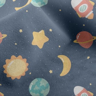 Rocket Planet Micro Fleece