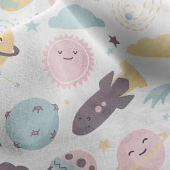 Rocket Sun Planet Micro Fleece