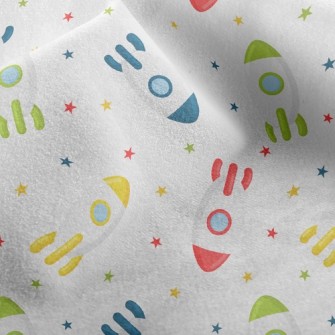 Cute Rocket Micro Fleece