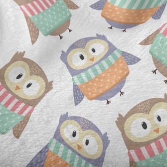 Owl In Clothes Minky