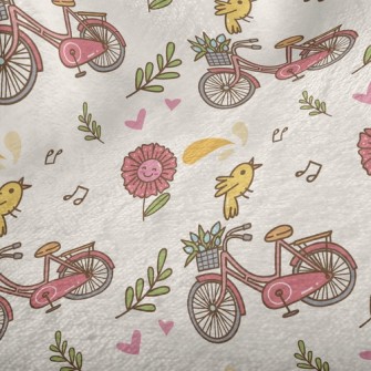 Singing Bird Bike Minky
