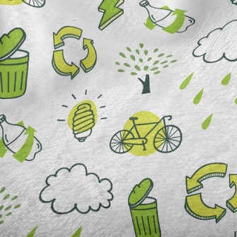 Environmental Graffiti Bicycle Minky