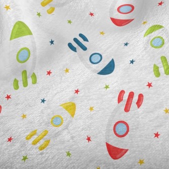 Cute Rocket Minky