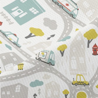 Road Map And Car Piqué