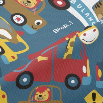 Taxi Fire Truck Piqué