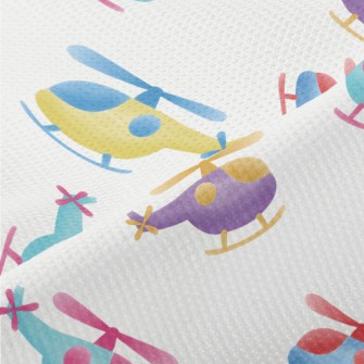 Cute Helicopter Piqué