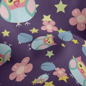 Flower Owl Lightweight Performance Linen