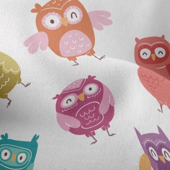 Colorful Owl Lightweight Performance Linen