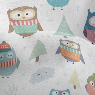 Cute Owl Lightweight Performance Linen