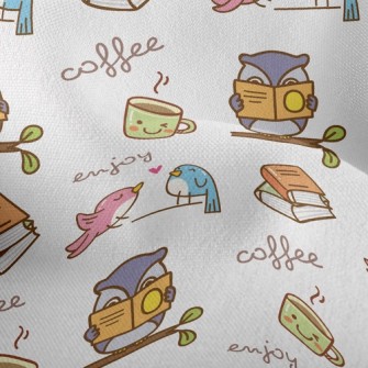 Coffee Bird Lightweight Performance Linen