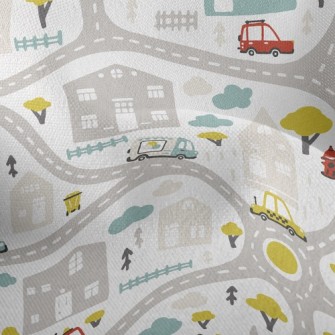 Road Map And Car Lightweight Performance Linen