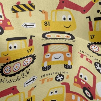 Construction Vehicle Excavator Lightweight Performance Linen