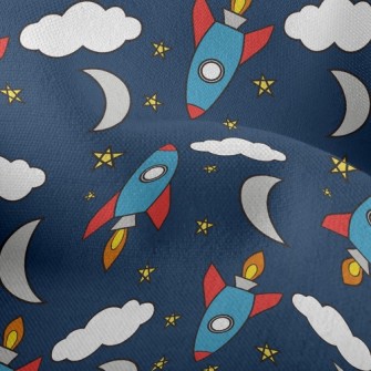 Moon And Rocket Lightweight Performance Linen