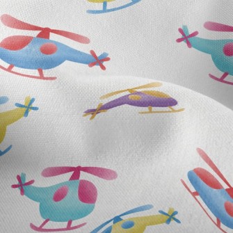 Cute Helicopter Lightweight Performance Linen