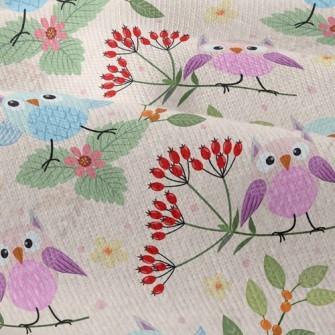 Flower Owl Modern Jersey