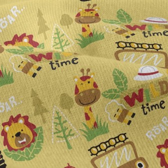 Lion Giraffe Jungle Car Modern Jersey