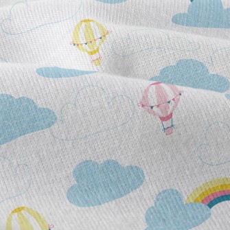 Rainbow Hot Air Balloon Modern Jersey